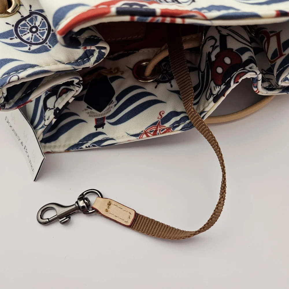Disney Cruise Line Wave Drawstring Backpack by Dooney & Bourke - Picture 3 of 8